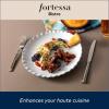 Fortessa Bistro 18/10 Stainless Steel Flatware Serving Spoon, 8.9-Inch,Silver(20-Piece)