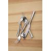 Fortessa Lucca Faceted 18/10 Stainless Steel Flatware Serving Spoon, 9-Inch(Contemporary)