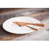 Fortessa Lucca Faceted 18/10 Stainless Steel Flatware Serving Spoon, 9-Inch(Lucca Faceted Rose Gold)