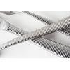 Fortessa Lucca Faceted 18/10 Stainless Steel Flatware Serving Spoon, 9-Inch(Ringo)