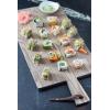J.K. Adams 1761 Collection Ash Cutting/Serving Board, Square(9″L x 9″W)