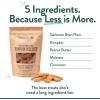 Portland Pet Food Company Pumpkin Dog Treats Healthy Biscuits for Small Medium & Large Dogs – Grain-Free, Human-Grade, All Natural Cookies, Snacks & Puppy Training Treats – Made in The USA – 5 oz(Pumpkin)