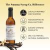 Sonoma Syrup Co. Lavender Infused Simple Syrup 12.7 fl oz | for Coffee, Cocktails, and Cooking | Hand Crafted in the USA(Vanilla Bean)