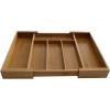 Sur La Table Expandable Bamboo Silverware Tray, Brown(Brown)