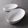 Sur La Table Modern White Serving Bowl – 12″ Wide, Stylish & Versatile Dish for Entertaining, Showcasing Culinary Creations & Everyday Serving(White)