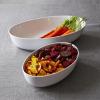 Sur La Table Modern White Serving Bowl – 16″ Wide, Stylish & Versatile Dish for Entertaining, Showcasing Culinary Creations & Everyday Serving