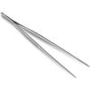 Sur La Table Stainless Steel Tweezer Tongs – 12″ Precision Kitchen Tool for Plating, Tossing & Grilling, Lightweight & Durable with Comfortable Grip, Professional Chef Quality