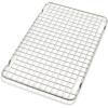 Sur La Table 12″ x 17″ Stainless Steel Cooling Rack – Fits Quarter- and Half-Sheet Pans for Baking, Resting & More(Silver)