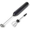 Sur La Table Rechargeable Milk Frother & Whisk, Black
