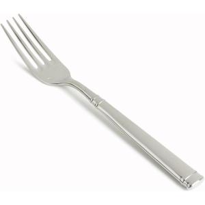 Fortessa Bistro 18/10 Stainless Steel Flatware Serving Spoon, 8.9-Inch,Silver(Serving Fork)