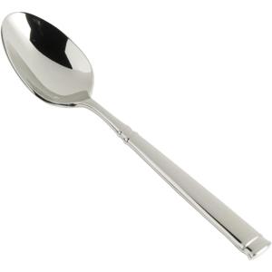 Fortessa Bistro 18/10 Stainless Steel Flatware Serving Spoon, 8.9-Inch,Silver(Serving Spoon)