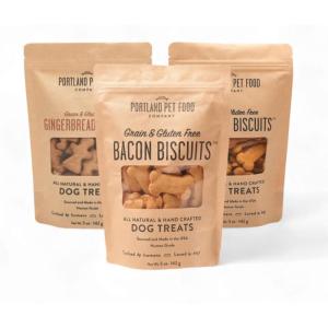 Portland Pet Food Company Pumpkin Dog Treats Healthy Biscuits for Small Medium & Large Dogs – Grain-Free, Human-Grade, All Natural Cookies, Snacks & Puppy Training Treats – Made in The USA – 5 oz(Variety)