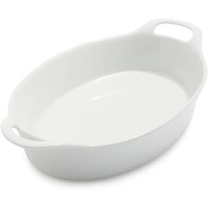 Sur La Table Oval Porcelain Baker, 1.8 qt, White(White)