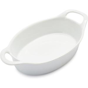Sur La Table Oval Porcelain Baker, 20 oz, White