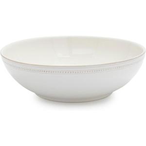 Sur La Table Pearl Stoneware Serving Bowl, White