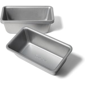 Sur La Table Signature Mini Loaf Pans, Set of 4, Silver