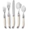 Sur La Table Café Flatware, 20-Piece Set, Ivory