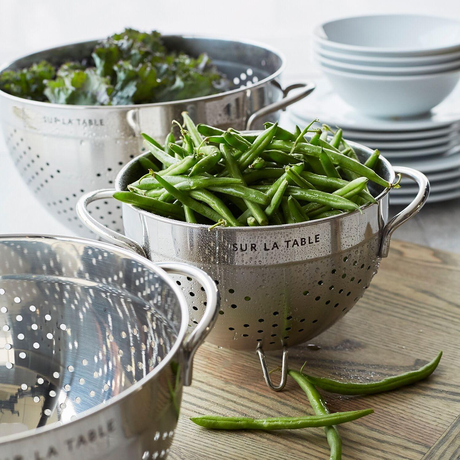 imageSur La Table Stainless Steel Colanders SilverSilver