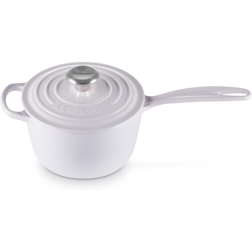 imageLe Creuset Enameled Cast Iron Signature Saucepan 225 qt FlameShallot