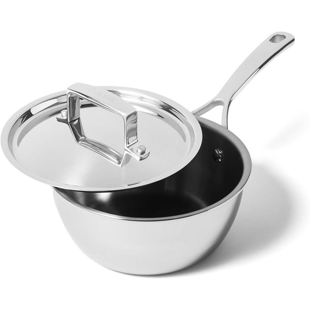 imageSur La Table Classic 5Ply Stainless Steel Saucier 2 qt Silver