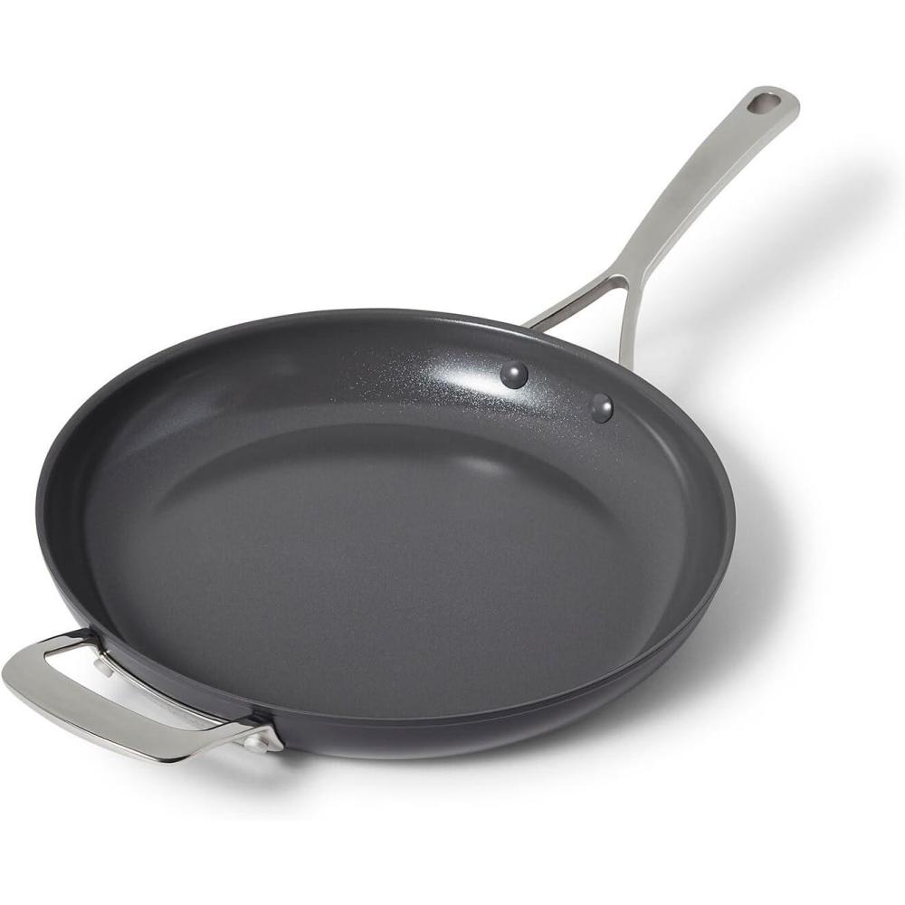 imageSur La Table Classic Hard Anodized Ceramic Nonstick Skillet 12 Aluminum