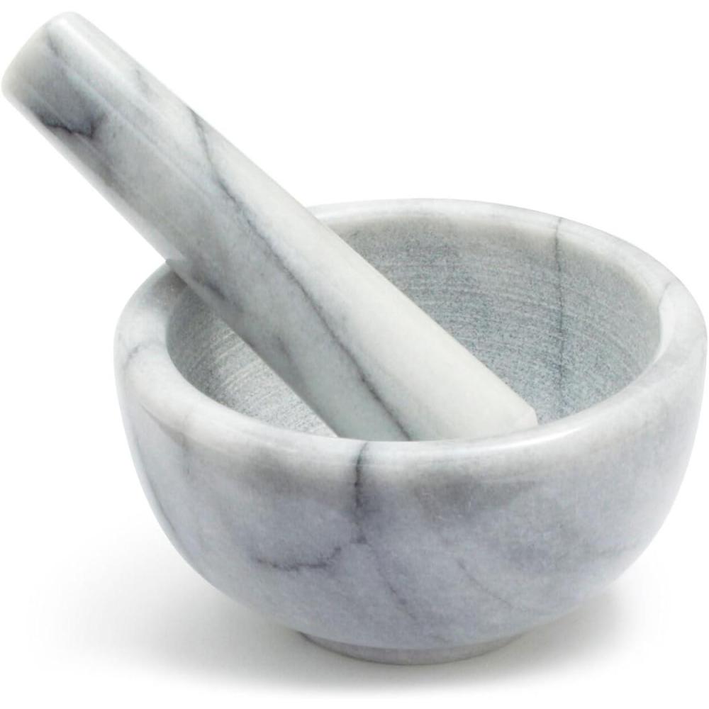 imageSur La Table White Marble Mortar amp Pestle 2 x 4