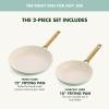 GreenPan Hard Anodized Healthy Ceramic Nonstick 10″ and 12″ Frying Pan Skillet Set, Gold Handle, PFAS-Free, Dishwasher Safe, Oven Safe, Taupe(Julep Green)