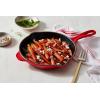 Le Creuset Enameled Cast Iron Classic Skillet, 9″, Cerise