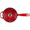 Le Creuset Enameled Cast Iron Signature Saucepan, 2.25 qt., Flame(Cerise)
