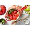 Le Creuset Enameled Cast Iron Signature Saucepan, 2.25 qt., Flame(Cerise)
