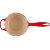 Le Creuset Enameled Cast Iron Signature Saucepan, 2.25 qt., Flame(Cerise)