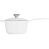 Le Creuset Enameled Cast Iron Signature Saucepan, 2.25 qt., Flame(White)