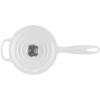 Le Creuset Enameled Cast Iron Signature Saucepan, 2.25 qt., Flame(White)