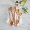 Sur La Table Beechwood Spoon – 14″ German Wood Cooking Spoon for Stirring, Mixing, Sautéing & Serving – Nonstick, Durable & Multi-Purpose Kitchen Utensil(Tan)