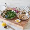 Sur La Table Classic 5-Ply Stainless Steel 2-Piece Skillet Set, 8″ & 10″, Silver