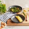 Sur La Table Classic Hard Anodized Ceramic Nonstick Skillet Set of 2, 8″ & 10″, Aluminum