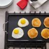 Sur La Table Signature Hard Anodized Nonstick Double Burner Griddle, Black