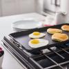 Sur La Table Signature Hard Anodized Nonstick Double Burner Griddle, Black