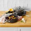 Sur La Table Signature Hard Anodized Nonstick Sauté Pan, 4 qt, Black
