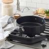 Sur La Table Signature Hard Anodized Nonstick Sauté Pan, 4 qt, Black