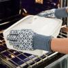Sur La Table Small Tile Oven Gloves, Set of 2, Blue(Light Gray)