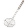 Sur La Table Stainless Steel Wire Skimmer – 18/8 Steel with Long 14″ Handle for Lifting Fried or Delicate Foods, Weighted Ergonomic Grip, Dishwasher