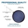 Viking 3-Ply Non Stick Frying Pans, 2-Piece Hybrid Plus Stainless Steel, 9.5 and 11 Inch, Silver(8 Inches)