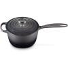 Le Creuset Enameled Cast Iron Signature Saucepan, 2.25 qt., Flame(Oyster)