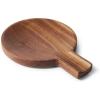 Sur La Table Black Walnut Spoon Rest – 7″ American Walnut Wood Utensil Holder for Kitchen Counters – Warping-Resistant, Elegant & Functional