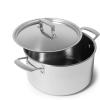 Sur La Table Classic 5-Ply Stainless Steel Stockpot, 8 Qt, Silver
