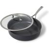 Sur La Table Classic Hard Anodized Ceramic Nonstick Sauté Pan, 5 Qt, Aluminum