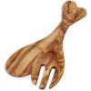 Sur La Table Italian Olivewood Salad Hands, Set Of 2, Tan