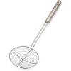 Sur La Table Stainless Steel Wire Skimmer – 18/8 Steel with Long 14″ Handle for Lifting Fried or Delicate Foods, Weighted Ergonomic Grip, Dishwasher