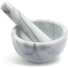 Sur La Table White Marble Mortar & Pestle, 2½” x 4½”